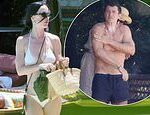 Is there any way back for one of the hottest couples in Hollywood? Katy Perry looks her best yet in a tiny white bikini while hunky ex Orlando Bloom shows off his rippling abs as they put on a united front on family holiday