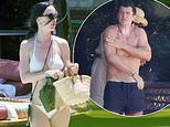 Is there any way back for one of the hottest couples in Hollywood? Katy Perry looks her best yet in a tiny white bikini while hunky ex Orlando Bloom shows off his rippling abs as they put on a united front on family holiday