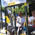 Two Israelis’ 50-hour hunger strike in cage seeks 50 hostages’ release from Gaza