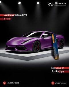 Al-Rabiya exclusively introduces Luminous colored paint protection film to the Middle East market