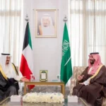 Crown Prince Meets Kuwaiti PM to Discuss Historic Ties, Cooperation