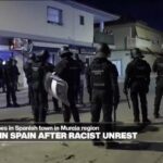 Nine arrests in Spain after anti-migrant unrest