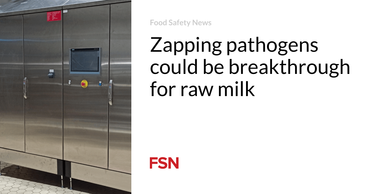Zapping pathogens could be breakthrough for raw milk