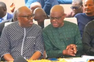 JUST IN: Fubara Accompanies Wike, Attends Uncle’s Burial Ceremony [VIDEO]