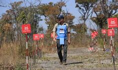 Prince Harry recreates Princess Diana’s iconic moment as he walks Angola’s landmines