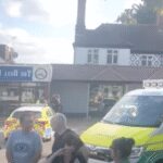 ‘Anti-racism’ protesters clash with locals during violent protest outside migrant hotel housing African ‘asylum seeker’ accused of 3 sexual assaults in 9 days since UK arrival