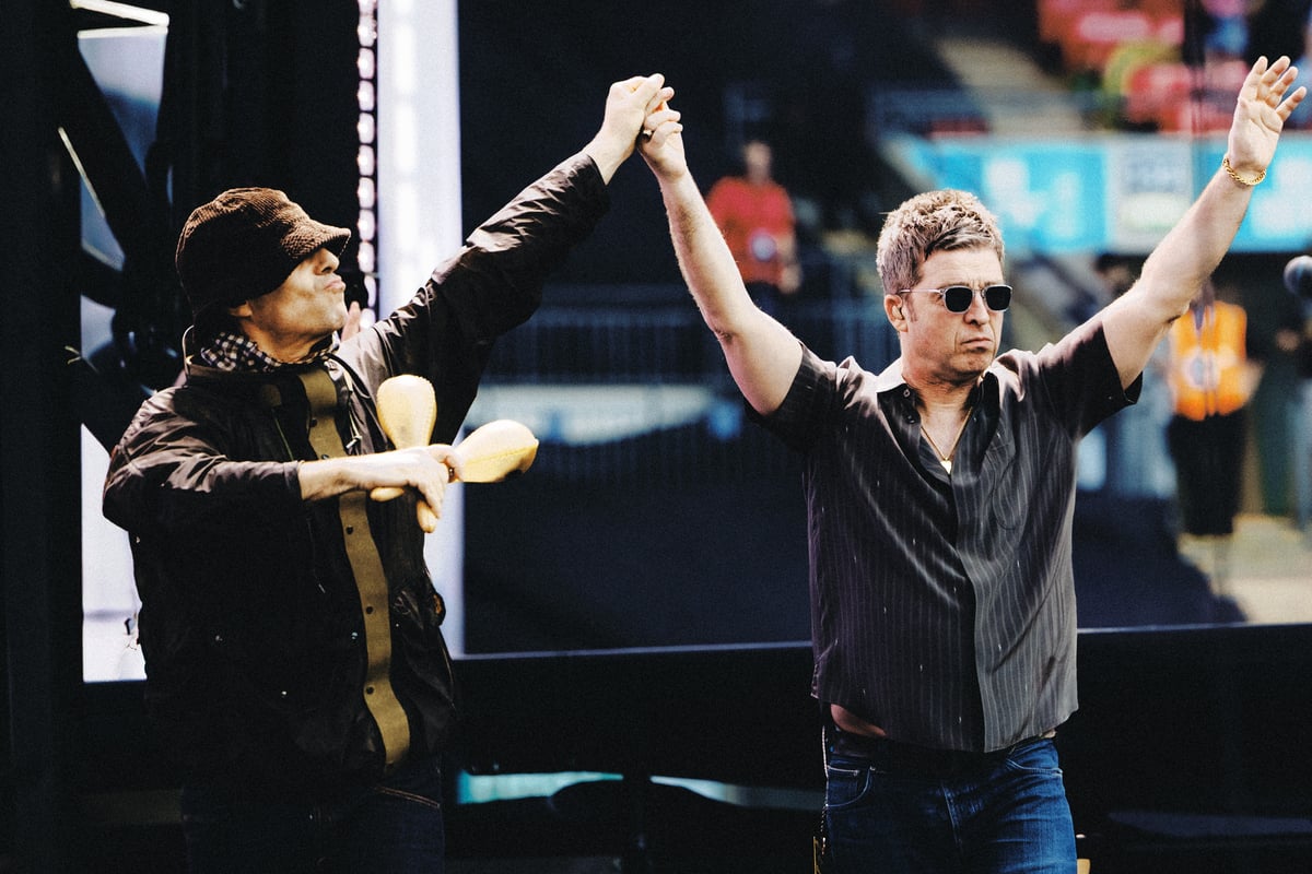 Oasis at Wembley LIVE: Gallagher brothers make triumphant London return after 16 years