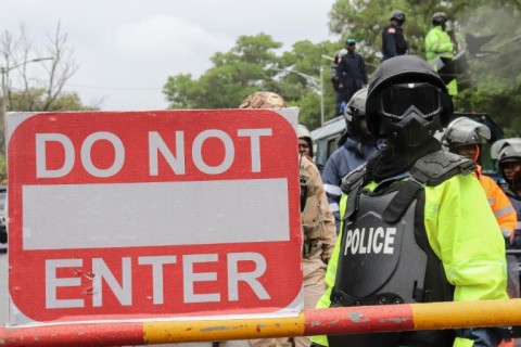 Hundreds rally against government corruption in Liberia
