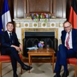 Macron meets Merz in Berlin as EU prepares $100 billion tariff retaliation