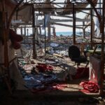 Gaza mourns those killed in Israeli strike on seafront cafe
