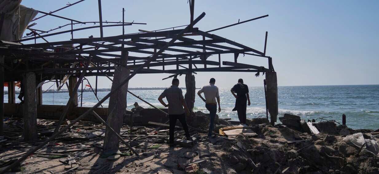 Israel to review attack on Gaza beachside cafe after 24 Palestinians killed
