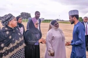 Aisha Buhari, children move into Kaduna house of late ex-president