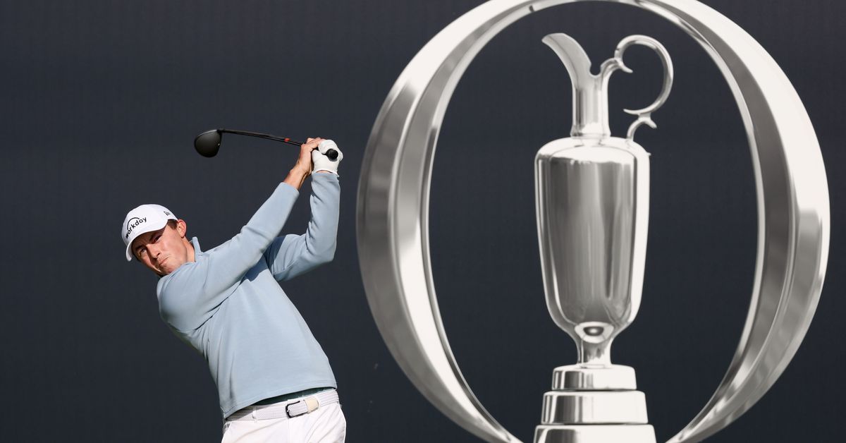 2025 Open Championship: Matt Fitzpatrick dunks one on 16 to tie for lead early on Thursday
