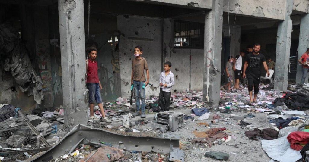 IDF kills women and children in Gaza beachfront cafe bombing…