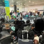 Stranded footballers preparing to return home