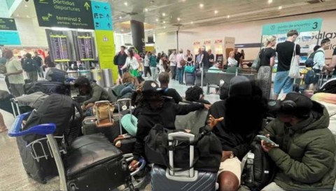 Stranded footballers preparing to return home