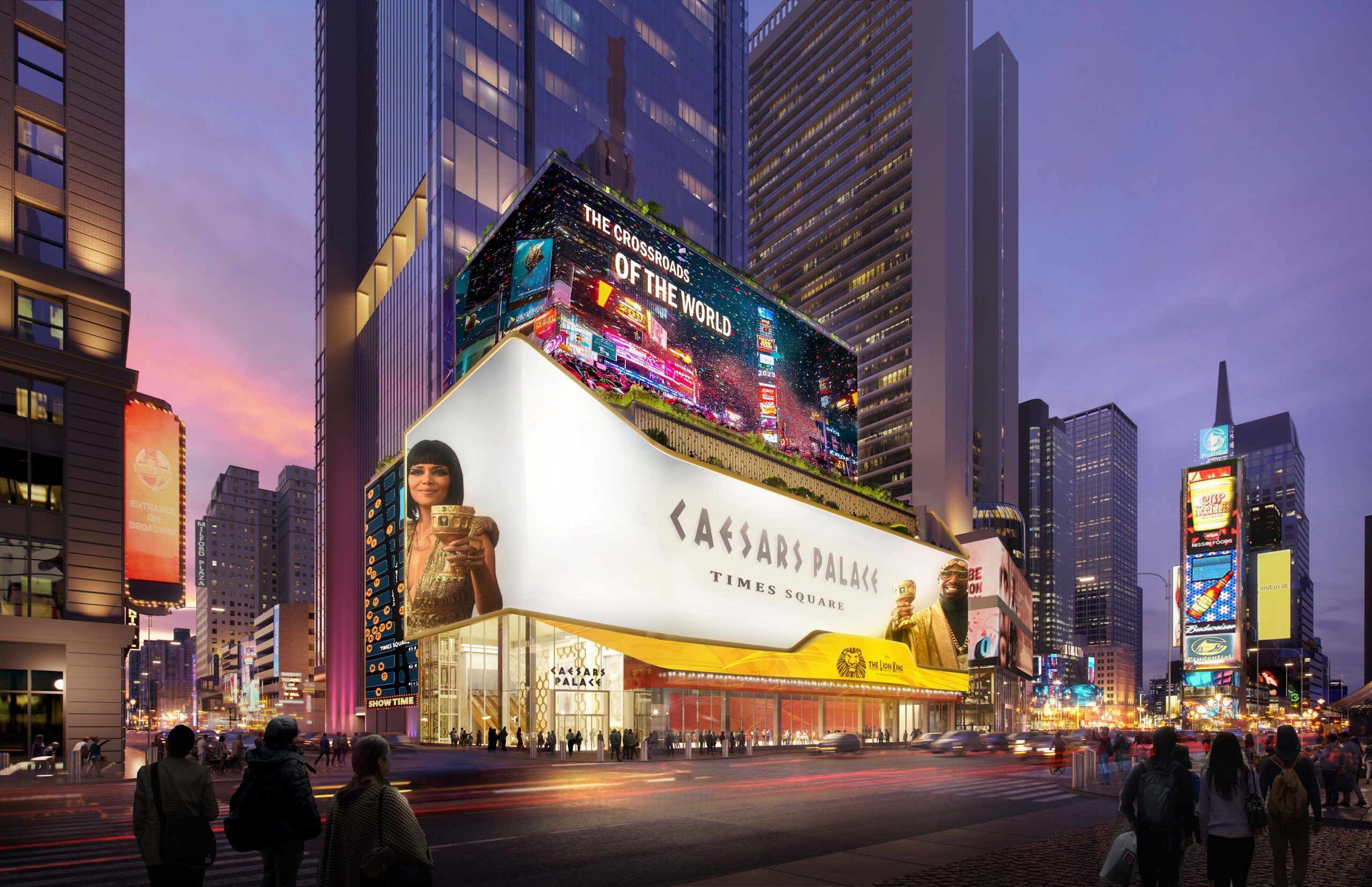 Caesars onboards Rev Sharpton for Times Square casino proposal