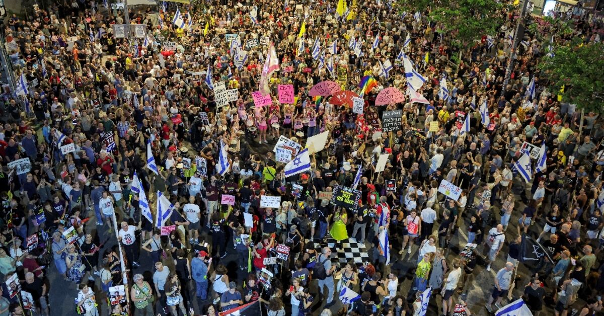 Israeli protesters urge action for Gaza hostages after Iran truce