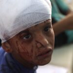 Displacement and intensive bombardment remind Gazans of the first days of war