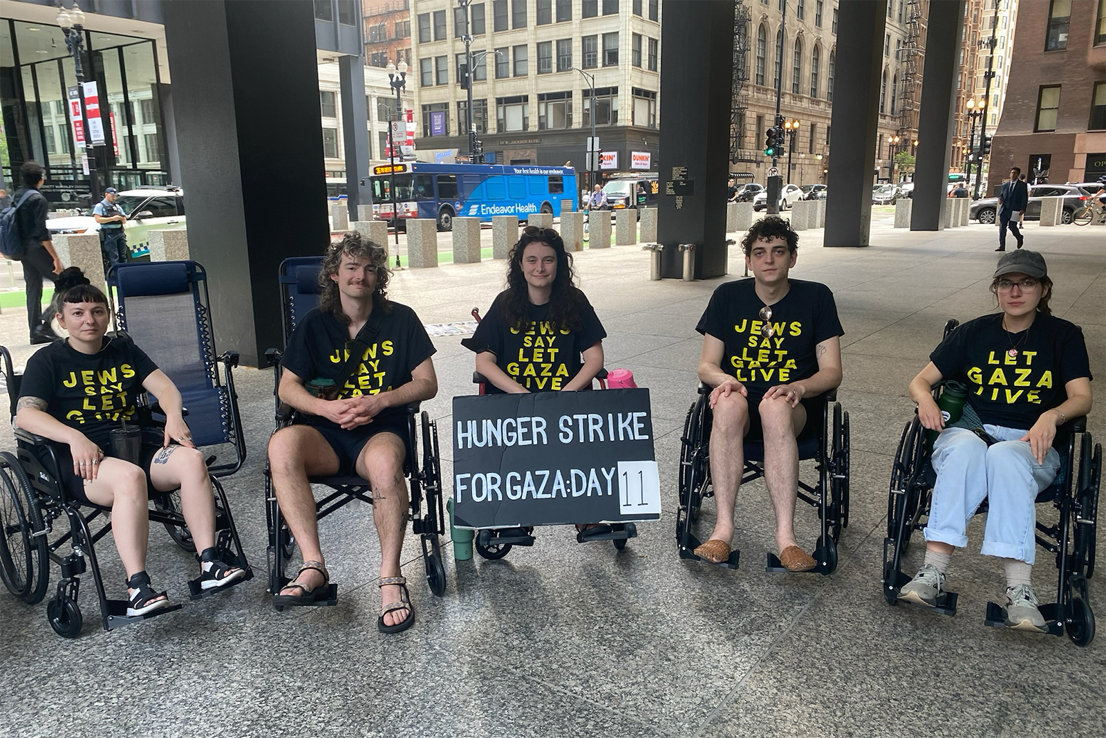 JVP Chicago members attempt indefinite fast to draw attention to Gaza starvation crisis
