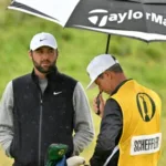Soaked Scheffler battles elements to make solid British Open start