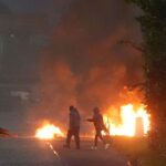 Petrol bombs thrown at police during fifth night of Northern Ireland disorder