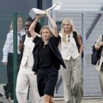England greeted by cheering fans to celebrate back-to-back European titles