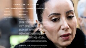 Lattouf wins unlawful termination case against the ABC. Read the judgment here