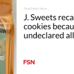 J. Sweets recalls cookies because of undeclared allergens 