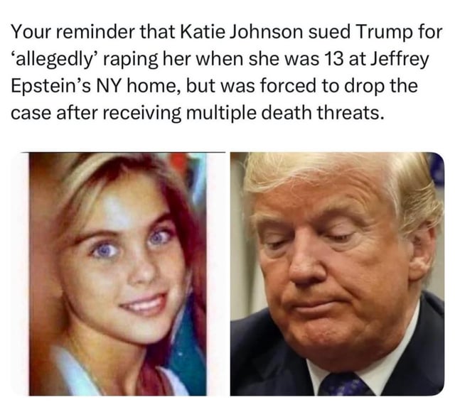 The Case They Want You to Forget: Katie Johnson, Epstein, and the Silence Around Trump