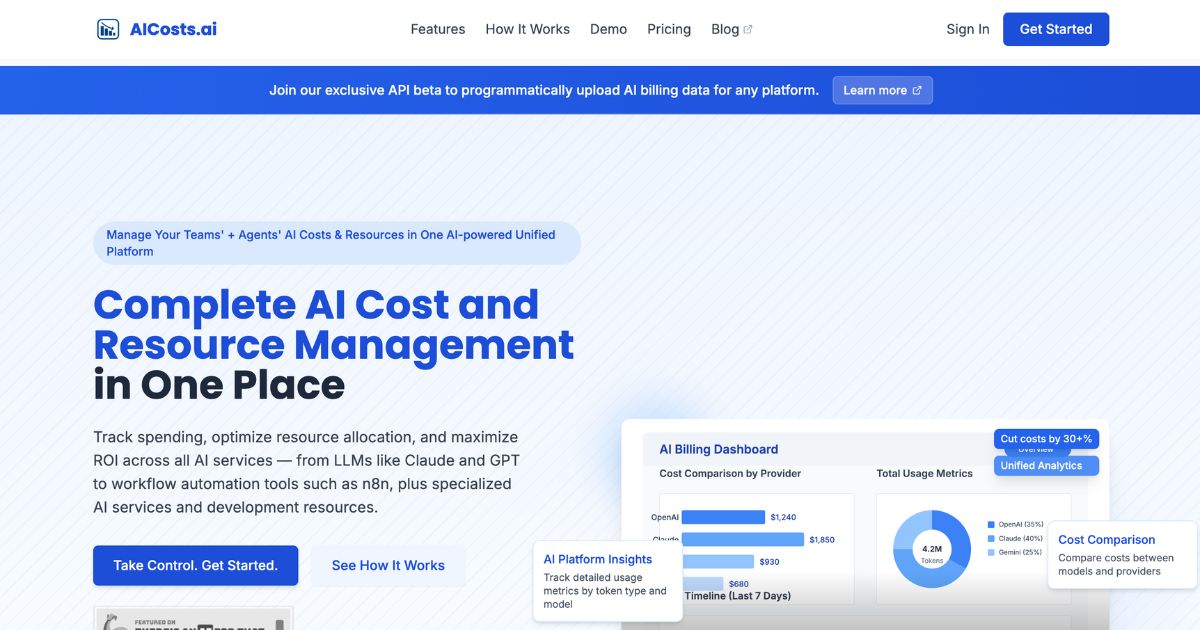 AIcosts: AI cost tracking & optimization