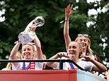 Chloe Kelly drops f-bomb and Sarina Wiegman performs victory dance as Lionesses celebrate Euros triumph: Live updates