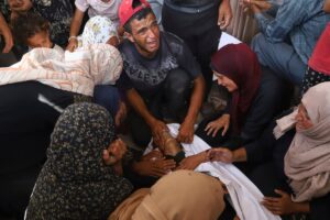 At least 51 Palestinians killed while waiting for aid trucks in Gaza, health officials say