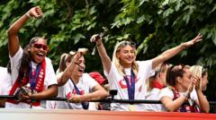 Fans join Lionesses for ‘unbelievable’ Euros parade