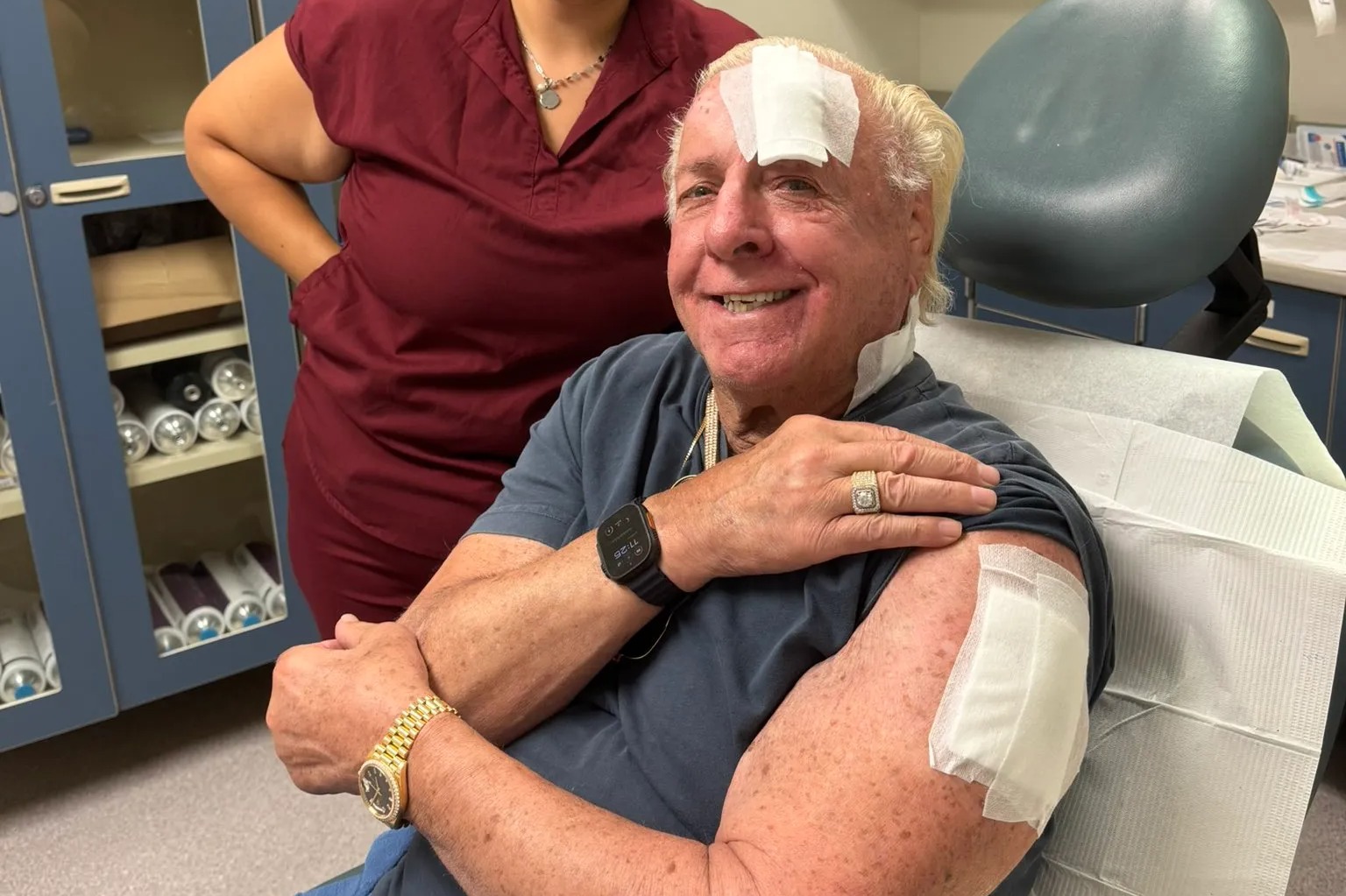 WWE legend Ric Flair announces he’s cancer free just weeks after asking for fans’ prayers in worrying health update