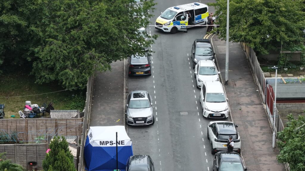 Five teens arrested for ‘attempted murder’ as boy, 14, fights for life after stabbing in broad daylight