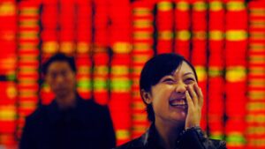 China’s key stock index climbs to 10-year high as investors chase higher returns