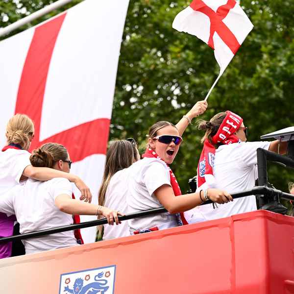 United stars ‘buzzing’ as London lauds Lionesses