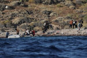 On Europe’s hardened frontier, Greek island keeps migrants at bay