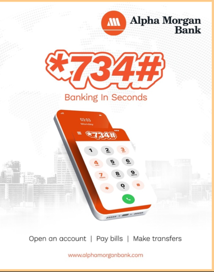 Banking in Seconds: Alpha Morgan Bank’s *734# 