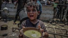 ‘My youngest child doesn’t know what fruit tastes like’: Gaza residents on famine