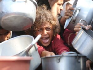 What has led to a famine being confirmed in Gaza?