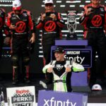Sam Mayer earns Haas Factory Team its first win in NASCAR Xfinity Iowa race