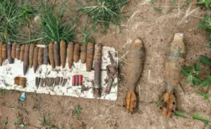 Police uncover bombs, ammunition hidden in scrap from Borno