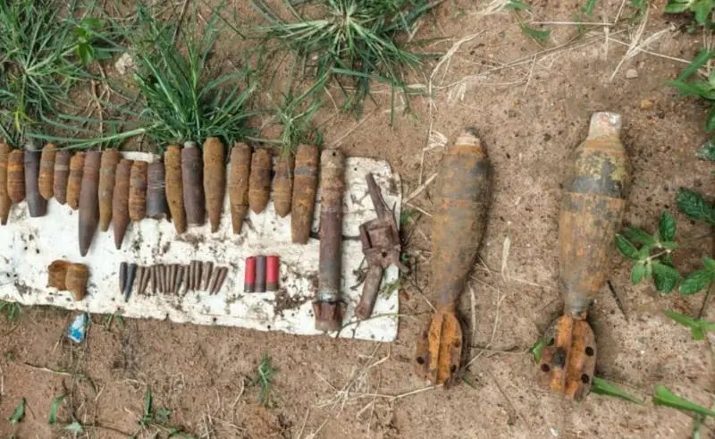 Police uncover bombs, ammunition hidden in scrap from Borno