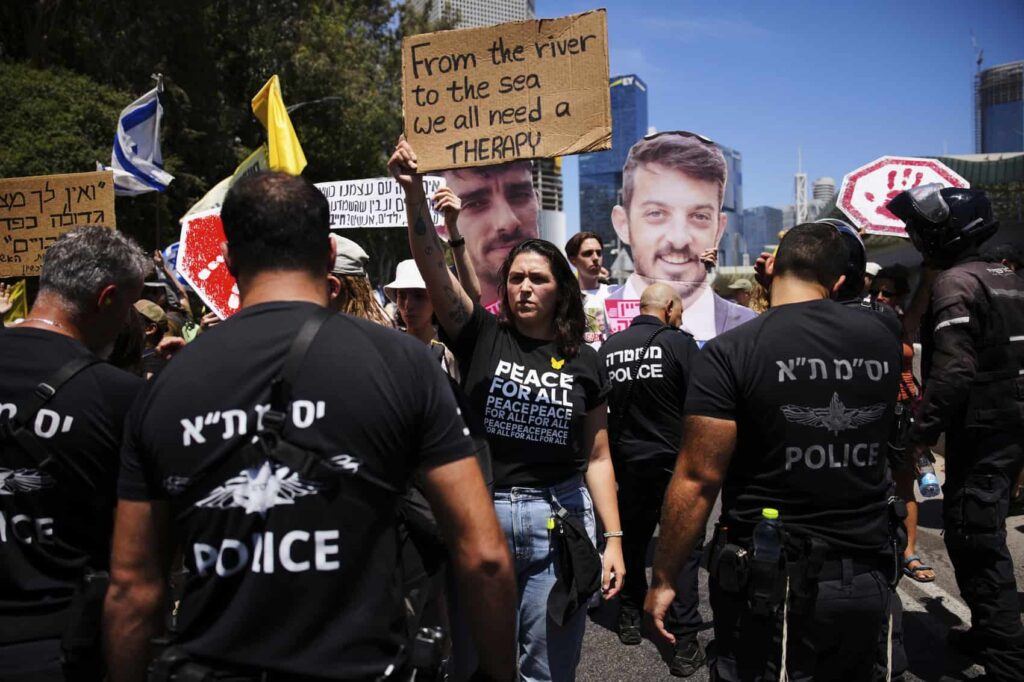 In Photos: Protests Sweep Israel Calling for Gaza War End, Hostage Deal