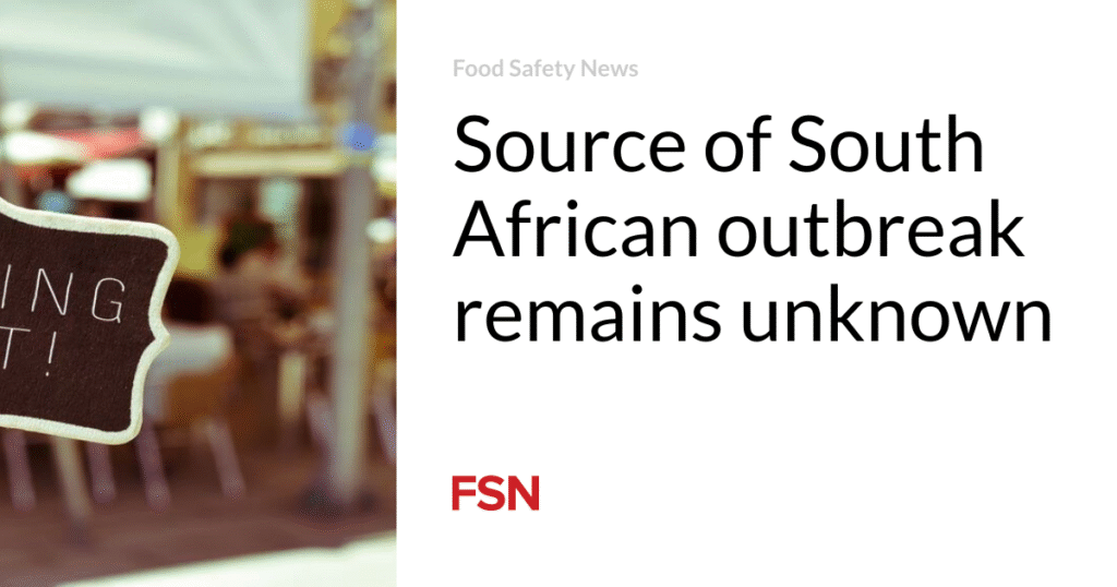 Source of South African outbreak remains unknown
