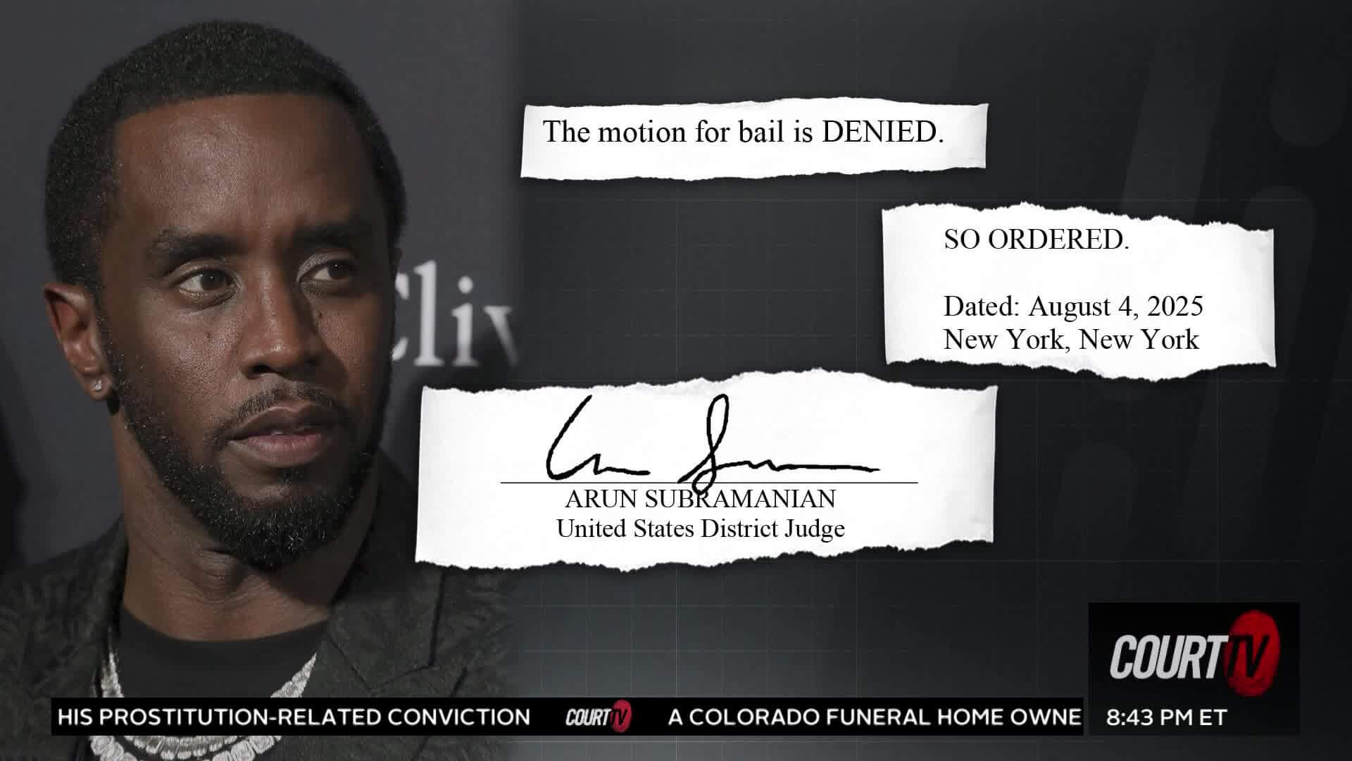 Judge Denies Sean ‘Diddy’ Combs’ Request For Bail
