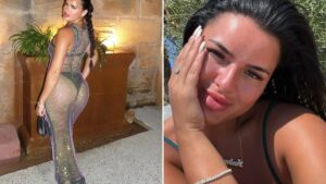 Love Island’s Andrada leaves nothing to the imagination in see through dress as she eyes up All Stars appearance