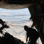 Inside an airlift to Gaza. Dropping aid from above and the desperate scramble below